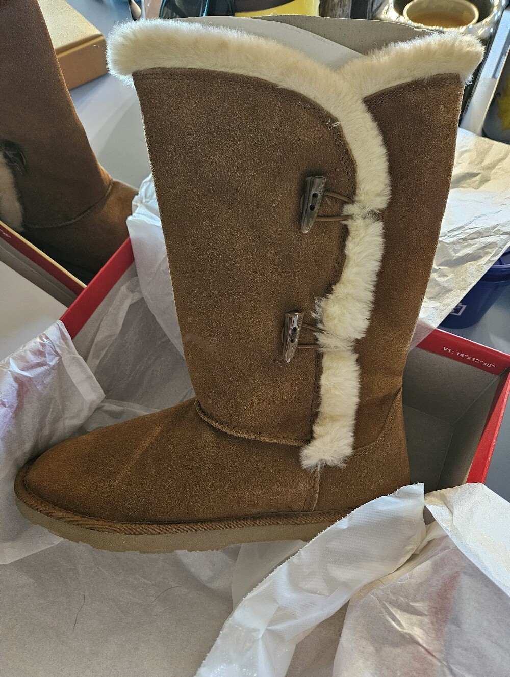 New Sonoma Fur Lined Boots - Picture 3 of 4